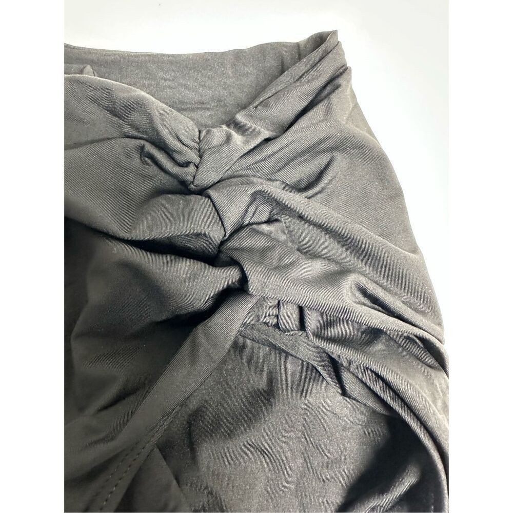 Anne Cole Women's Black High Waist Shirred Swim Bottom Size 20W - Picture 4 of 12